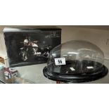 A boxed Minichamps BSA gold star DBD34 model motorcycle scale 1;12 and a dome stand