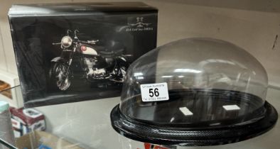 A boxed Minichamps BSA gold star DBD34 model motorcycle scale 1;12 and a dome stand