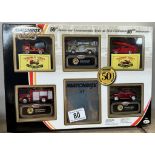 A Matchbox collectables 50th anniversary commemerative series gift set
