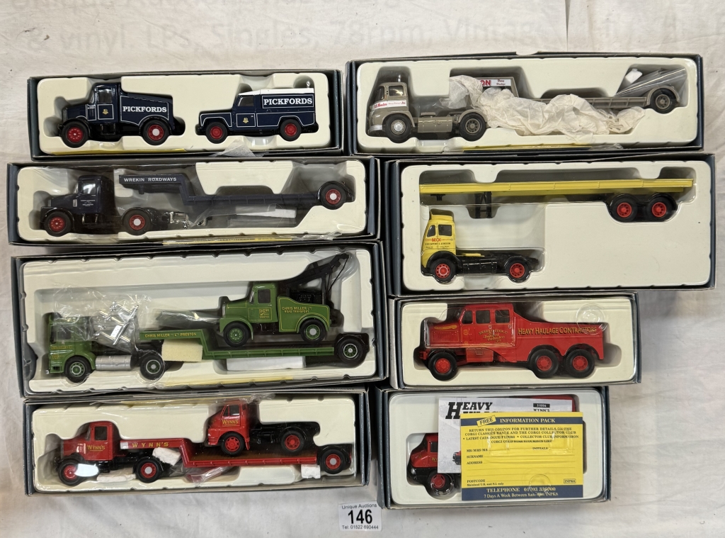 8 Corgi Classics heavy haulage lorries - Image 2 of 4