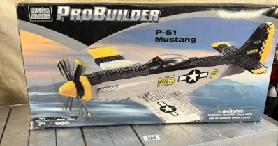 A Mega Bloks Pro Builder P-51 Mustang (Unchecked for completeness)