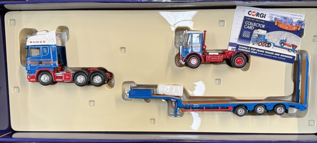 3 Corgi Haulers Of Renown. CC12833, CC13743, CC15309 Scania trucks - Image 3 of 4