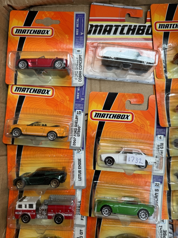 A box of Matchbox cars in blister packs - Image 2 of 5