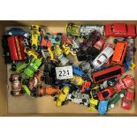 A quantity of Lone Star, Tuff toys, Micro Machines, Hot Wheels, Zymes etc