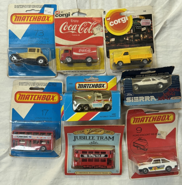 A large box of Matchbox cars etc including Corgi Yesteryear & Playmobile - Image 6 of 8