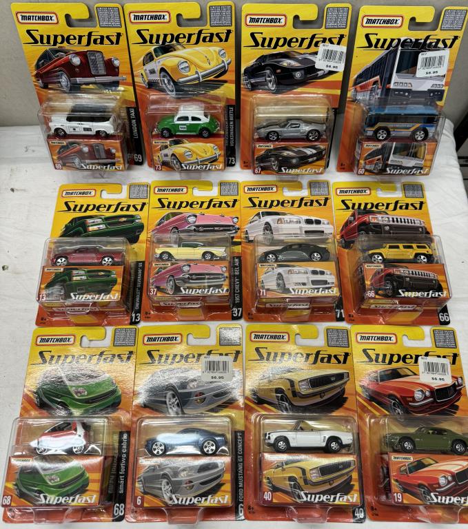 2 complete Matchbox Superfast dealer/retail/trade boxes (24 models ) - Image 4 of 7