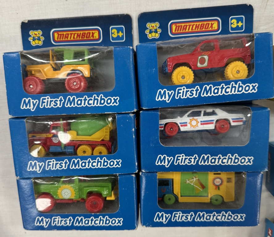 6 boxed 'My first Matchbox' and 6 Corgi Solido century of cars models - Image 3 of 6