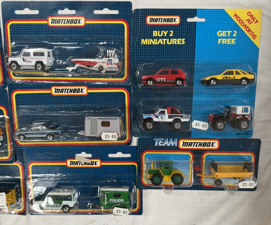 10 Matchbox twin packs in blister packs (1 blister pack a/f) and a 2 pack - Image 3 of 3