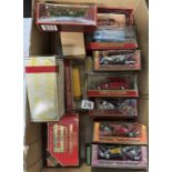 A box of Matchbox models of yesteryear
