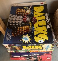 4 Deny's fisher board games including War Of The Daleks