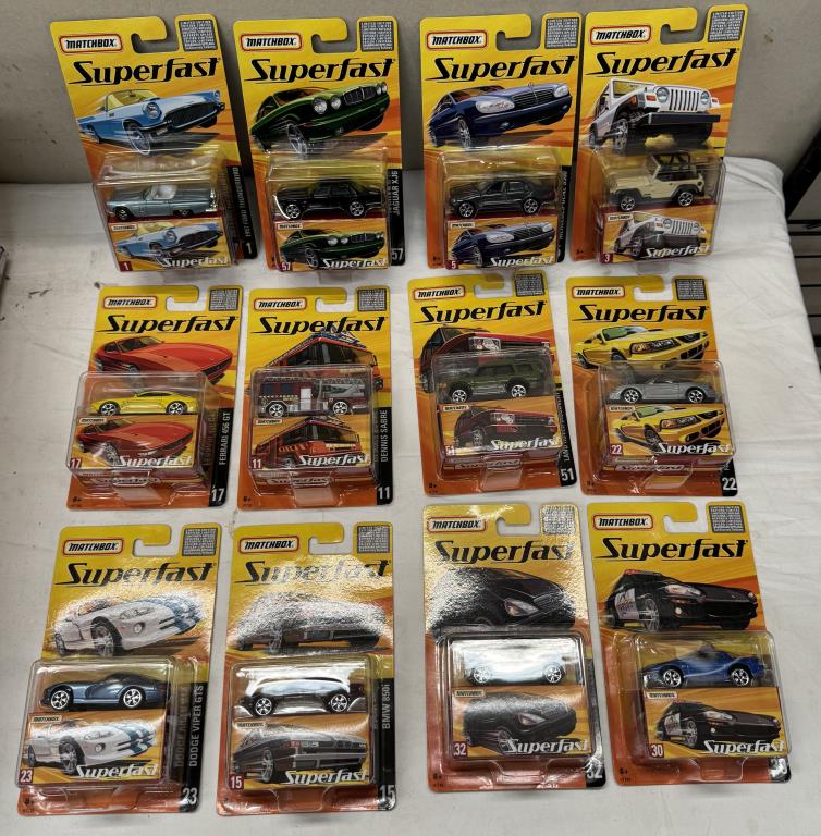 2 complete Matchbox Superfast dealer/retail/trade boxes (24 models ) - Image 6 of 7