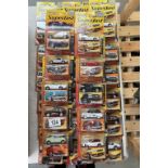 30 Matchbox cars in blister packs