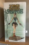 A boxed Tomb Raider Lara Croft statue as new