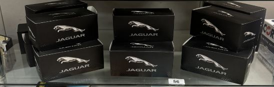 14 Atlas Edition Jaguar boxed models No 101 to 106, 108 to 110, 112, 118 & 119