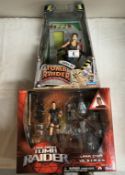 A Tomb Raider Lara Croft vs S.i.m.o.n. and area 51 boxed figure as new