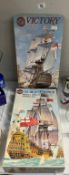 Vintage Airfix HMS Prince & HMS Victory Series 9 both not started