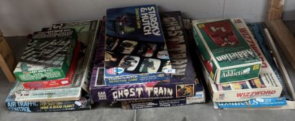 A quantity of vintage board games including Starsky and Hutch