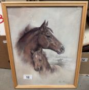 A print of horses by Ruana Manning