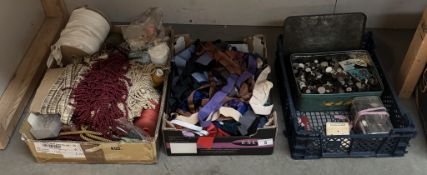A large quantity of haberdashery items