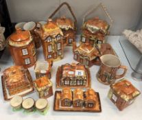 A good lot of Price Bros cottage ware