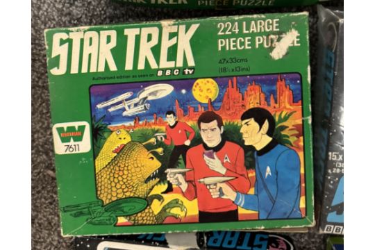 A selection of Star Trek jigsaw puzzles including original series Whitman puzzles (all genre - Image 10 of 14