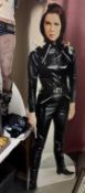 An Emma Peel standee (The Avengers) & 3 movie related t-shirts including Christine & Underworld 2