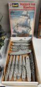 A boxed Revell 5420 1/133 Wapper van, Hamburg model kit unchecked & A quantity of plastic