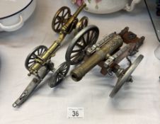 3 Model cannons
