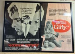 A dual UK Quad movie poster Goodbye Gemini & Girly