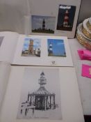 Three albums of Lighthouse related postcards and original photographs from around the world.