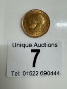 A 1914 half Sovereign