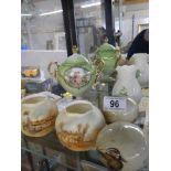 A mixed lot of ceramic vases etc.,