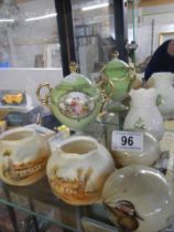 A mixed lot of ceramic vases etc.,