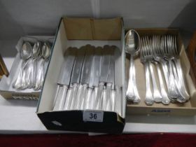 A quantity of good quality silver plate flatware.