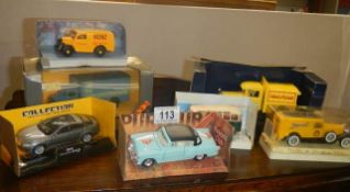A quantity of boxed die cast models.