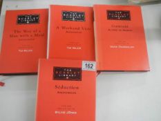 4 hard-back illustrated volumes "The Scarlet Library" (Erotic Print Society) in pristine condition