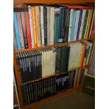 Three shelves of cookery and travel related books etc., COLLECT ONLY.