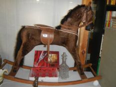 A vintage rocking horse, COLLECT ONLY.