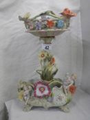 A good copy of a 19th century continental porcelain table centrepiece.