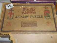 A wooden GWR jigsaw puzzle.