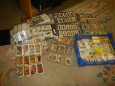 A large lot of cigarette and tea cards.