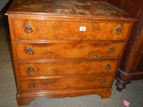 A mahogany four drawer chest, COLLECT ONLY.