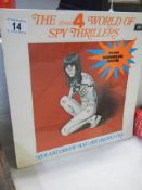 A Decca 'The Phase 4 World of Spy Thrillers' LP record.