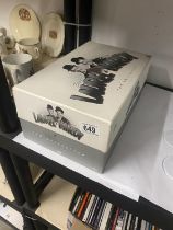 A box set of Laurel and Hardy DVD's