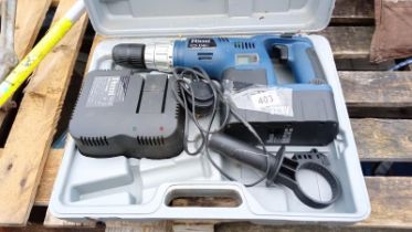 A ferm 32volt battery H/D drill