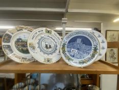 A 1993 Lincoln Christmas market plate and Mansfield, Warsop and Shirebrook colliery plates