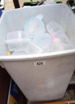 A good lot of plastic sealable containers