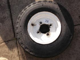 A 4.80 x 8 Trailer Wheel (as New)