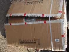 A Dancover boxed grey tarp 8" x 12"