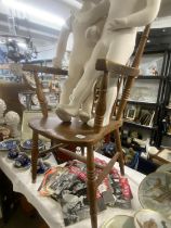 An old Windsor farmhouse chair, COLLECT ONLY